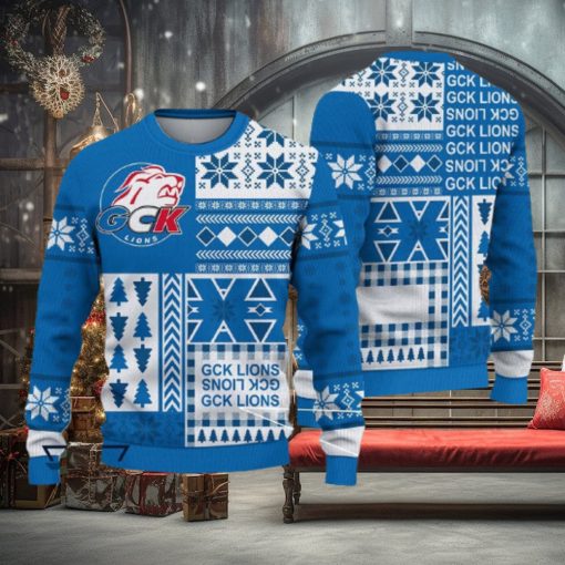 GCK Lions Unisex National League Und Swiss League 3D Ugly Christmas Sweaters For Fans Gift