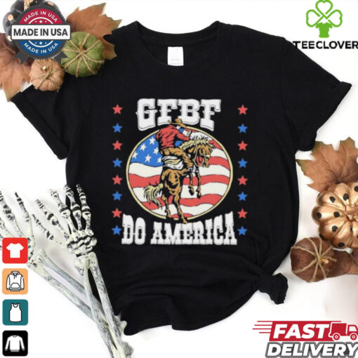 GFBF do America horses USA flag shirt