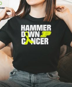 Hammer Down Cancer Purdue Shirt