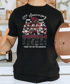 125th Anniversary 1898 – 2023 Cardinals Thank You For The Memories T Shirt