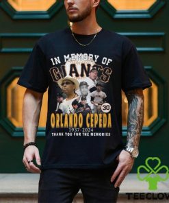 In Memory Of Orlando Cepeda 1937 2024 Thank You For The Memories T Shirt