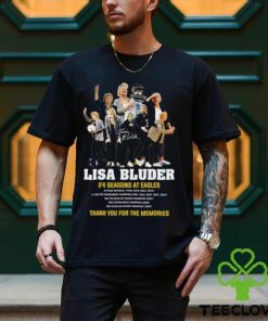 GOAT Iowa Lisa Bulder 24 Seasons At Eagles Thank You For The Memories T Shirt 1 GOAT Iowa Lisa Bulder 24 Seasons At Eagles Thank You For The Memories T Shirt