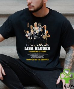 GOAT Iowa Lisa Bulder 24 Seasons At Eagles Thank You For The Memories T Shirt 3 GOAT Iowa Lisa Bulder 24 Seasons At Eagles Thank You For The Memories T Shirt