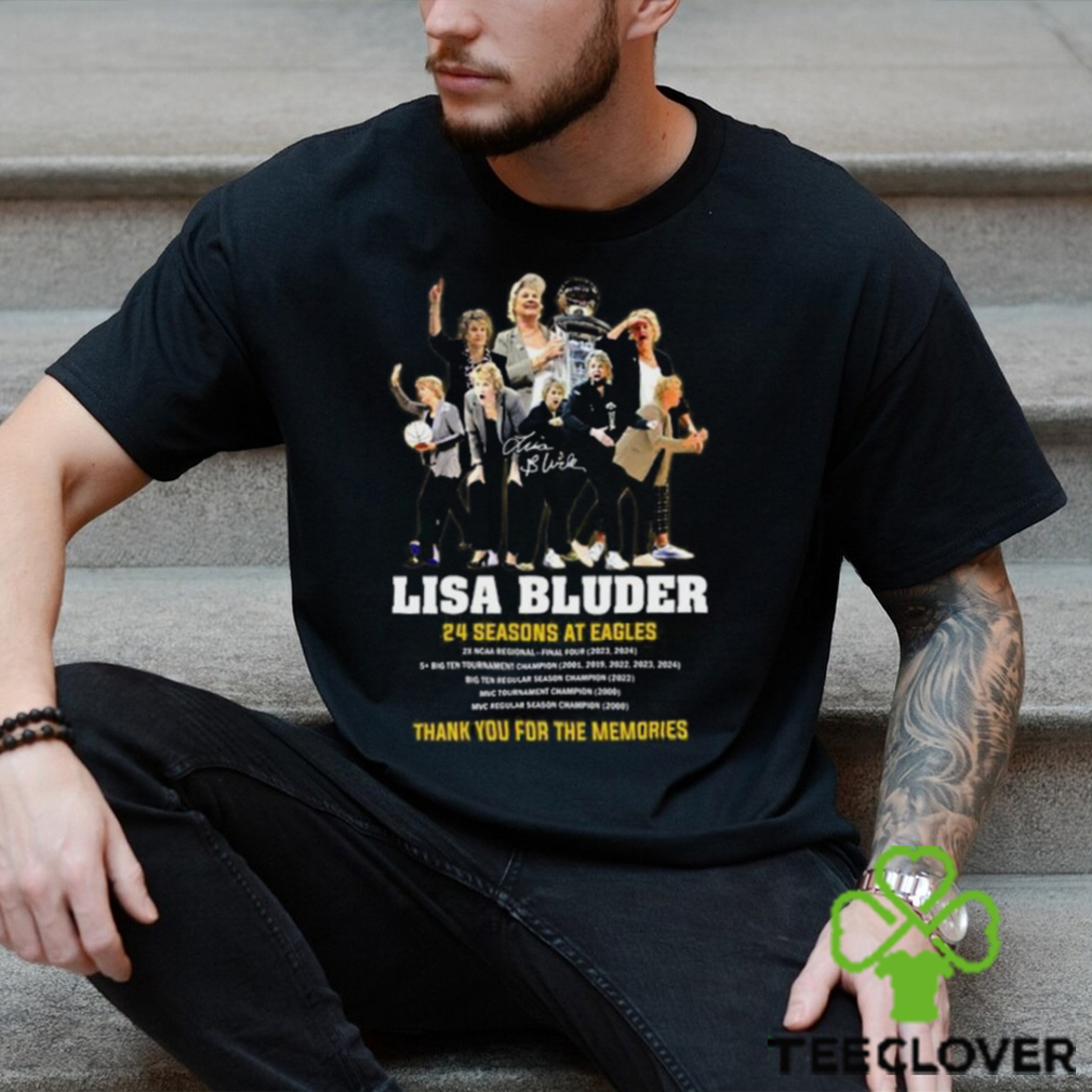 GOAT Iowa Lisa Bulder 24 Seasons At Eagles Thank You For The Memories T Shirt GOAT Iowa Lisa Bulder 24 Seasons At Eagles Thank You For The Memories T Shirt