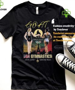 GOAT Paris 2024 USA Gymnastics Jade Carey and Simone Biles Signatures shirt