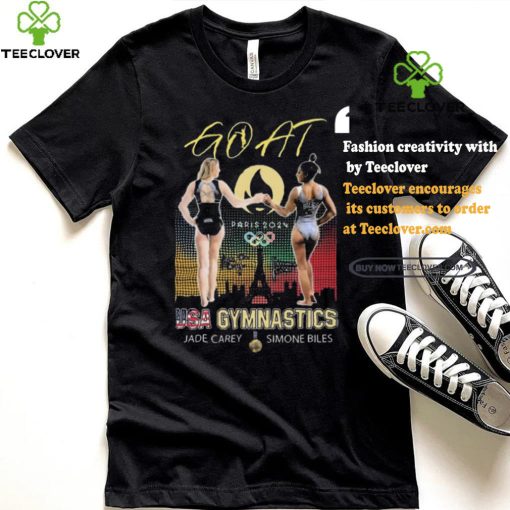 GOAT Paris 2024 USA Gymnastics Jade Carey and Simone Biles Signatures shirt