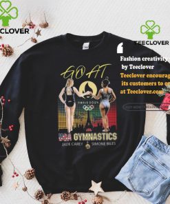 GOAT Paris 2024 USA Gymnastics Jade Carey and Simone Biles Signatures shirt