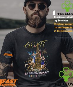 GOAT Stephen Curry Paris 2024 T Shirt