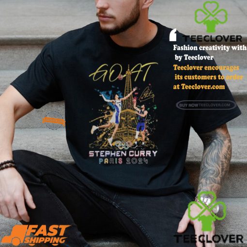 GOAT Stephen Curry Paris 2024 T Shirt
