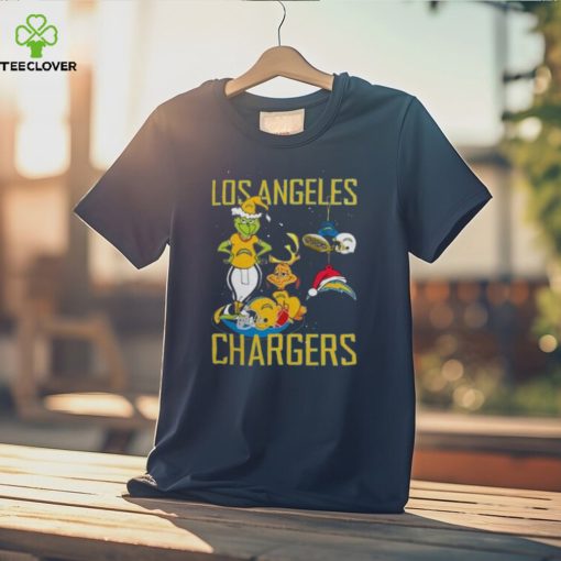 The Grinch And Dog Los Angeles Chargers Christmas 2023 Shirt