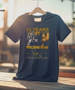 13 Years 2010 – 2023 The Walking Dead Signature Thank You For The Memories T Shirt