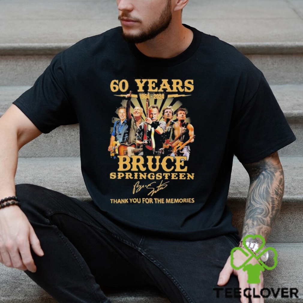 60 Years 1964 – 2024 Bruce Springsteen Thank You For The Memories shirt 60 Years 1964 – 2024 Bruce Springsteen Thank You For The Memories shirt
