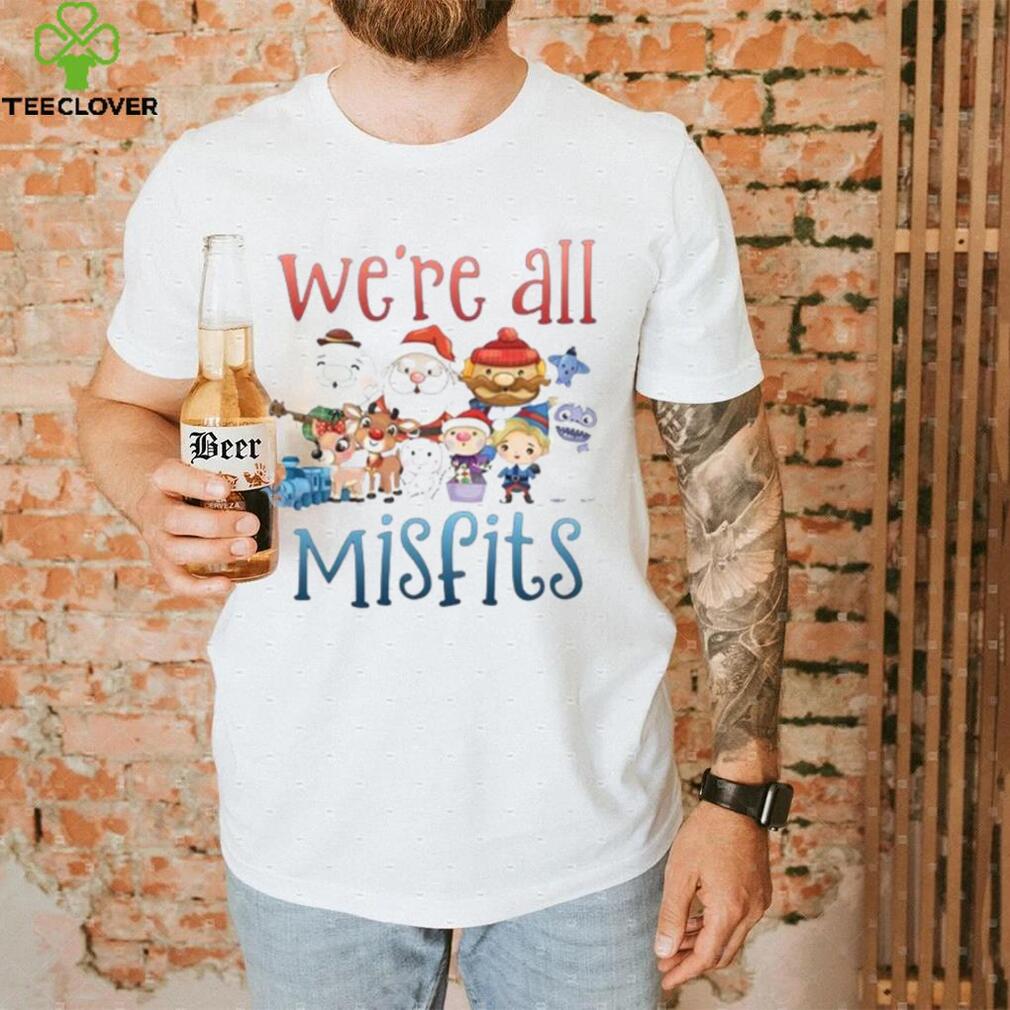 We Are All Misfits Cute Chibi Christmas Characters Shirt We Are All Misfits Cute Chibi Christmas Characters Shirt