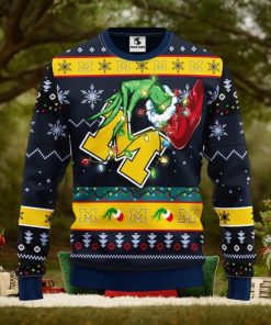 Michigan Wolverines Grinch Christmas Ugly Sweater