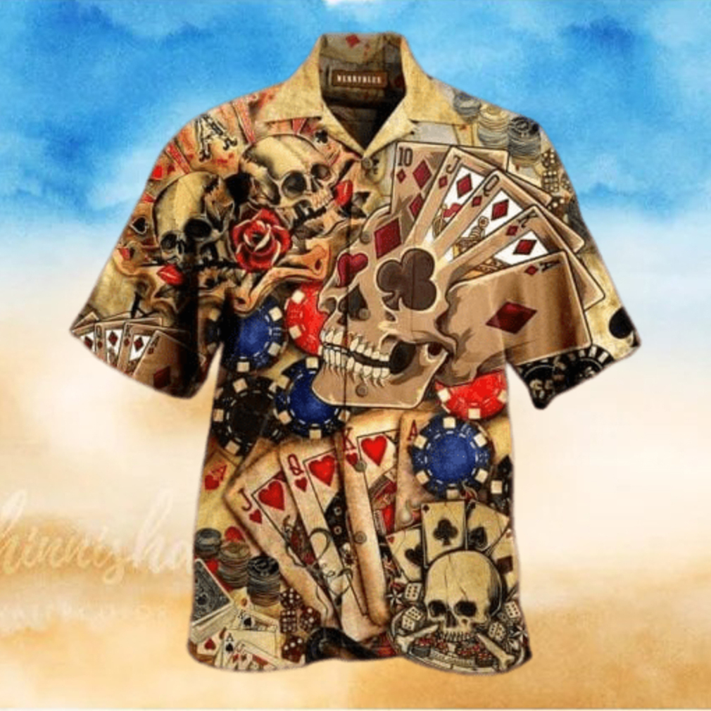Gabling Poker Fire Skull Vintage Hawaiian Aloha Shirts Gabling Poker Fire Skull Vintage Hawaiian Aloha Shirts