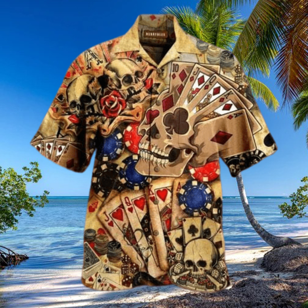 Gabling Poker Fire Skull Vintage Hawaiian Aloha Shirts Gabling Poker Fire Skull Vintage Hawaiian Aloha Shirts