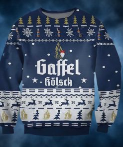 Gaffel Kolsch Beer Ugly Christmas Sweater, Faux Wool Sweater, Gifts For Beer Lovers, International Beer Day, Best Christmas Gifts For 2022 – Prinvity