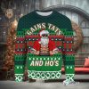 Sikorsky VH 3 Marine One Aircraft VH3 Ugly Christmas Green 3D Sweater For Veteran