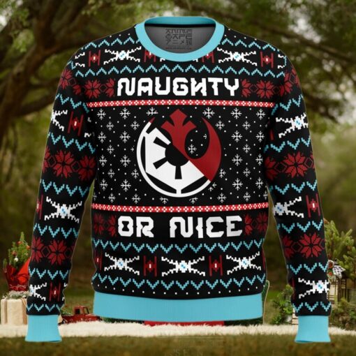 Galactic Naughty or Nice Star Wars Ugly Christmas Sweater