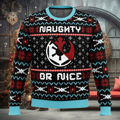 Galactic Naughty or Nice Star Wars Ugly Christmas Sweater