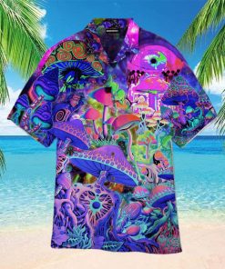 Galaxy Hippies Mushroom Hawaiian Shirt
