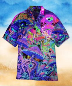 Galaxy Hippies Mushroom Hawaiian Shirt