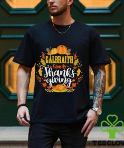 Galbraith Family Thanksgiving Turkey Wheat Pumpkin Halloween T Shirt