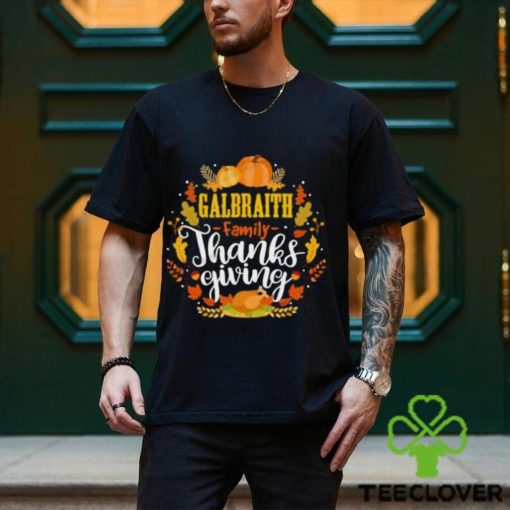 Galbraith Family Thanksgiving Turkey Wheat Pumpkin Halloween T Shirt