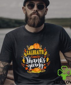 Galbraith Family Thanksgiving Turkey Wheat Pumpkin Halloween T Shirt