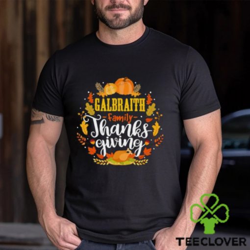 Galbraith Family Thanksgiving Turkey Wheat Pumpkin Halloween T Shirt