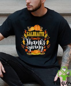 Galbraith Family Thanksgiving Turkey Wheat Pumpkin Halloween T Shirt