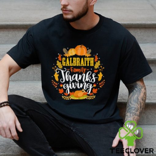 Galbraith Family Thanksgiving Turkey Wheat Pumpkin Halloween T Shirt