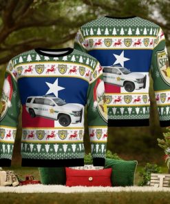 Galveston, Texas, Galveston County Office Car Christmas Ugly Sweater 3D