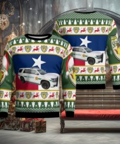 Galveston, Texas, Galveston County Office Car Christmas Ugly Sweater 3d Xmas Gifty Gif