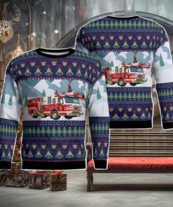 Gamber & Community Fire Company AOP Ugly Sweater Gift For Christmas