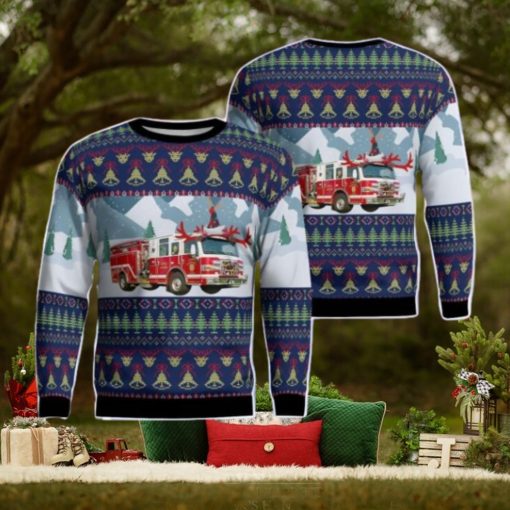 Gamber & Community Fire Company AOP Ugly Sweater Gift For Christmas