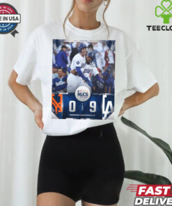 Game 1 Los Angeles Dodge 9 0 New York Mets MLB 2024 NLCS Final Score t shirt