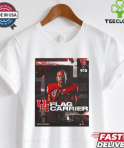 Game 6 Houston Cougars football at TCU Mekhi Mews Flag Carrier t shirt