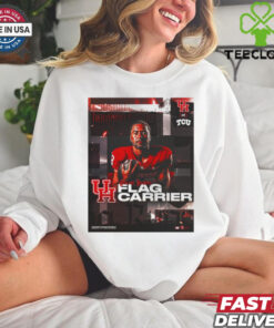 Game 6 Houston Cougars football at TCU Mekhi Mews Flag Carrier t hoodie, sweater, longsleeve, shirt v-neck, t-shirt