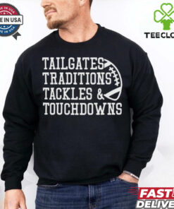 Game Day Alert Tailgates Traditions Tackles and Touchdowns 2024 t shirt