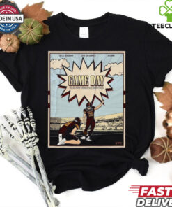 Game Day Texas State Versus Southern Miss UFCU Stadium Paint Shirt