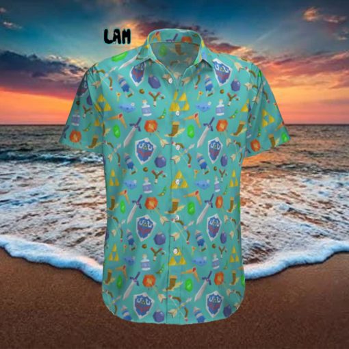 Game Item Pattern Hawaiian Shirt