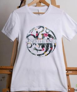 Game Of Thrones Bend The Knee Green Flower T Shirt