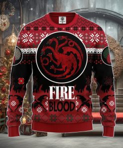 Game Of Thrones Targaryen Ugly Christmas Sweater Amazing Gift Men And Women Christmas Gift