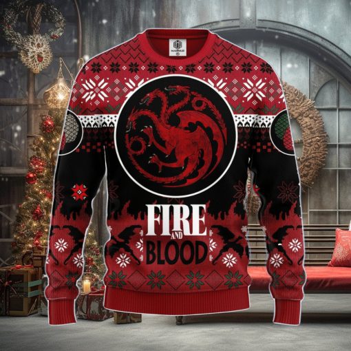 Game Of Thrones Targaryen Ugly Christmas Sweater Amazing Gift Men And Women Christmas Gift