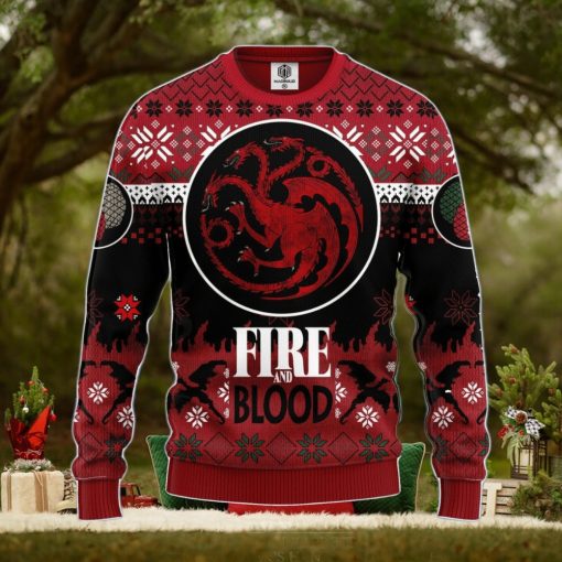 Game Of Thrones Targaryen Ugly Christmas Sweater Amazing Gift Men And Women Christmas Gift