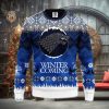 Acdc Blue Green Thanksgiving Women Mens Ugly Christmas Sweater