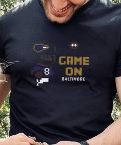 Game On Baltimore Raven Lamar Jackson Pixel Shirt