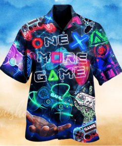 Game One More Time Neon Light Unisex Hawaiian Shirt