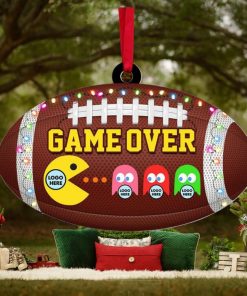 Game Over, Gift For Football Lover, Personalized Acrylic Ornament, Football Game Fan Ornament, Christmas Gift